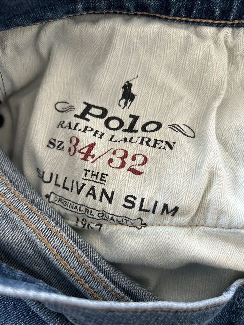 Polo by Ralph Lauren Men's Indigo Slim Straight Jeans